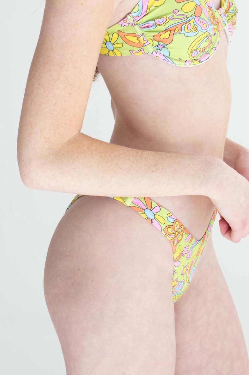Groovy Floral Bikini Bottom Product Image