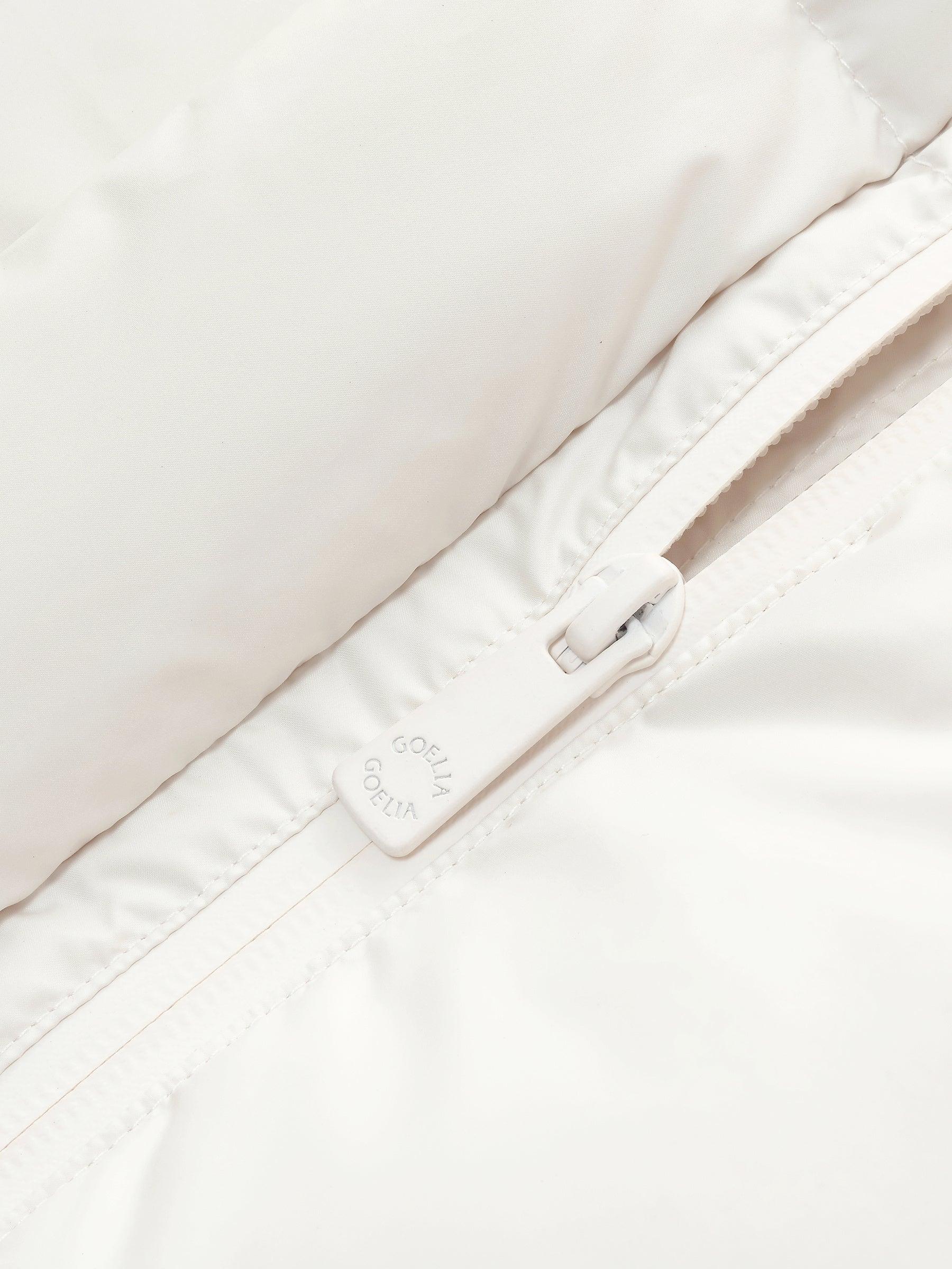 Hooded Zip-Up Goose Down Jacket Product Image