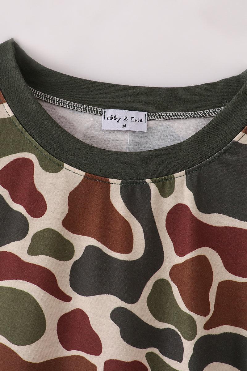 Blue ocean breeze shells print dad&me top Product Image