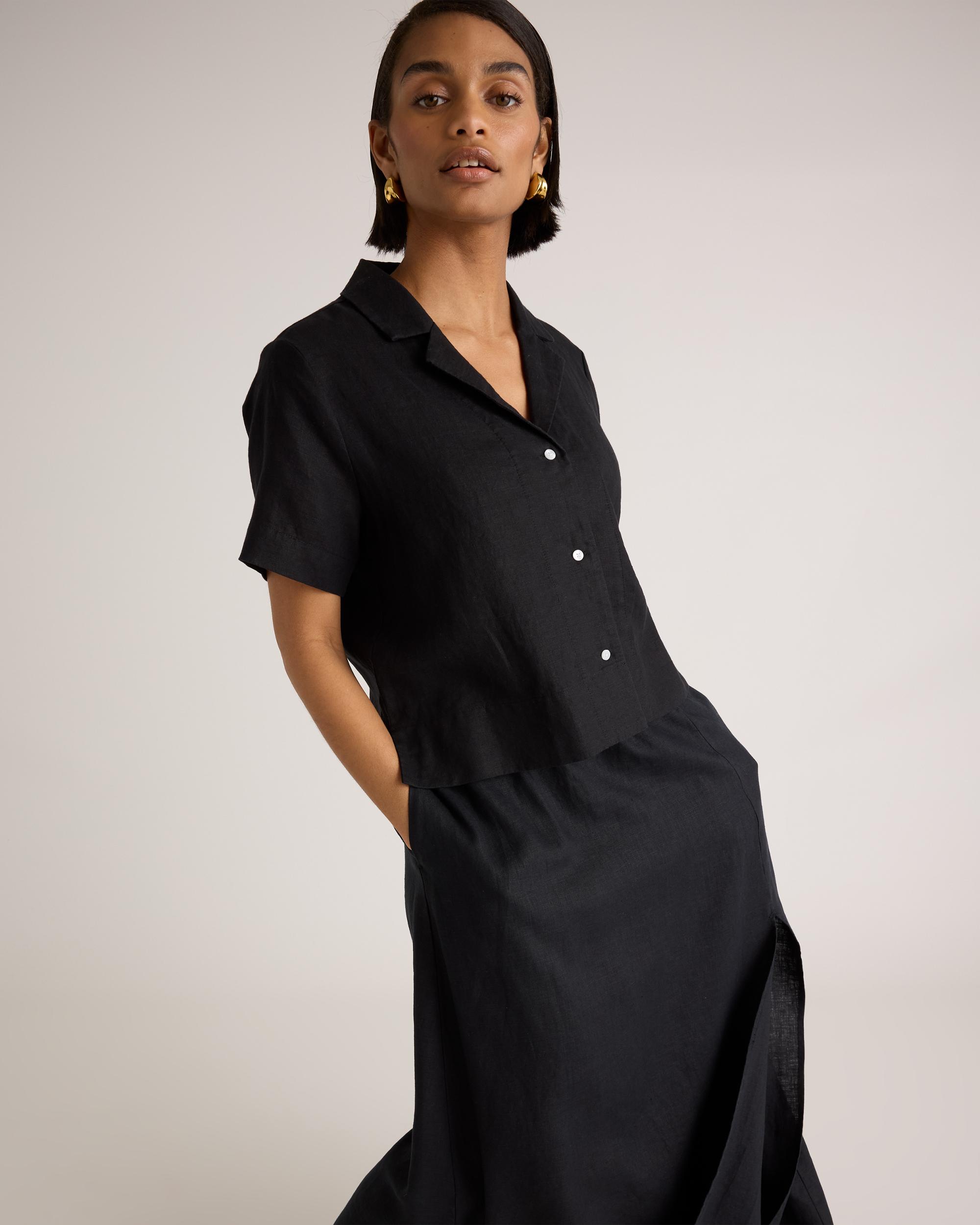 Quince | Women's 100% European Linen Maxi Skirt Product Image