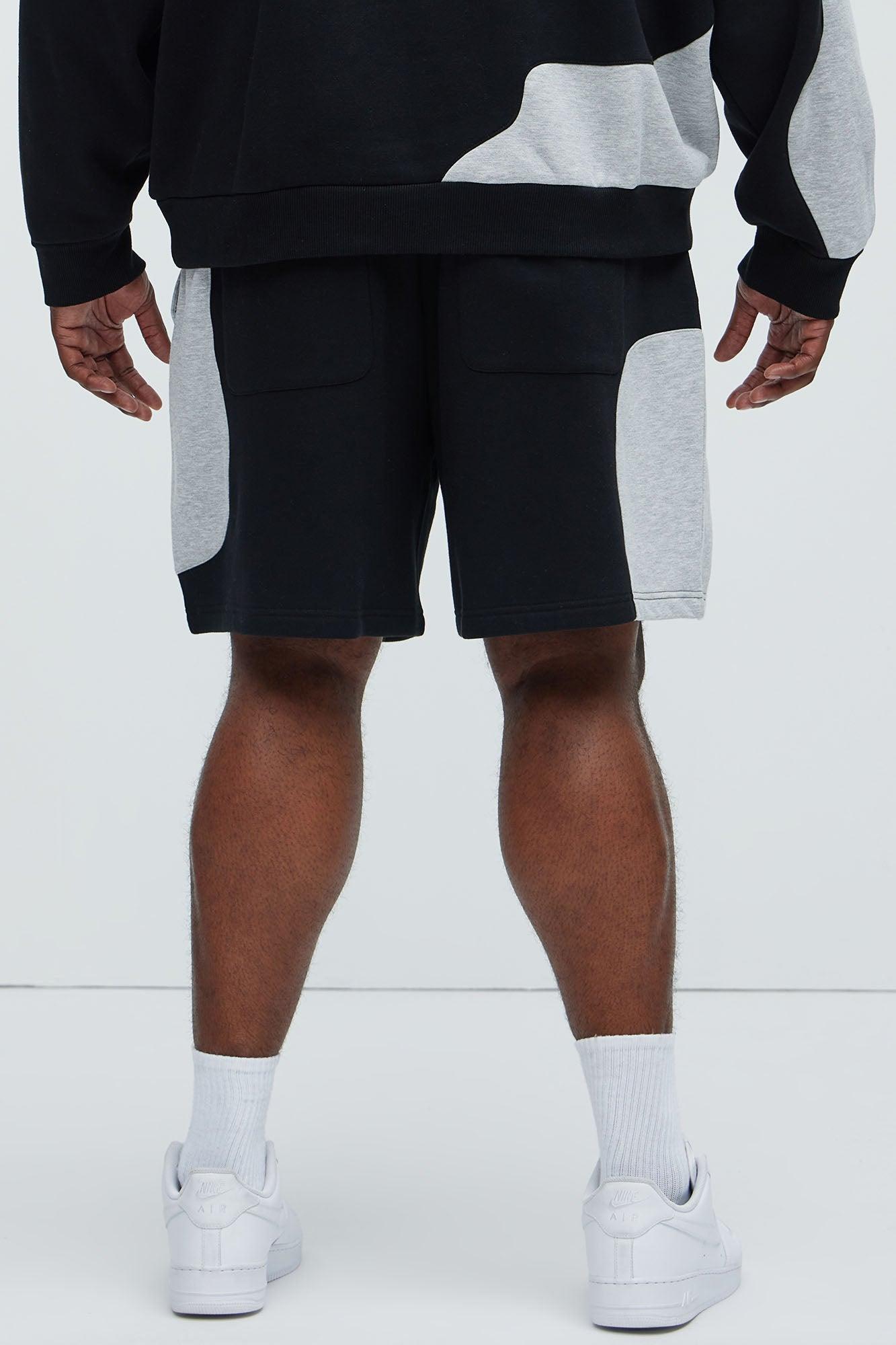 Tyson Opposite Forces Relaxed Shorts - Black/Grey Product Image