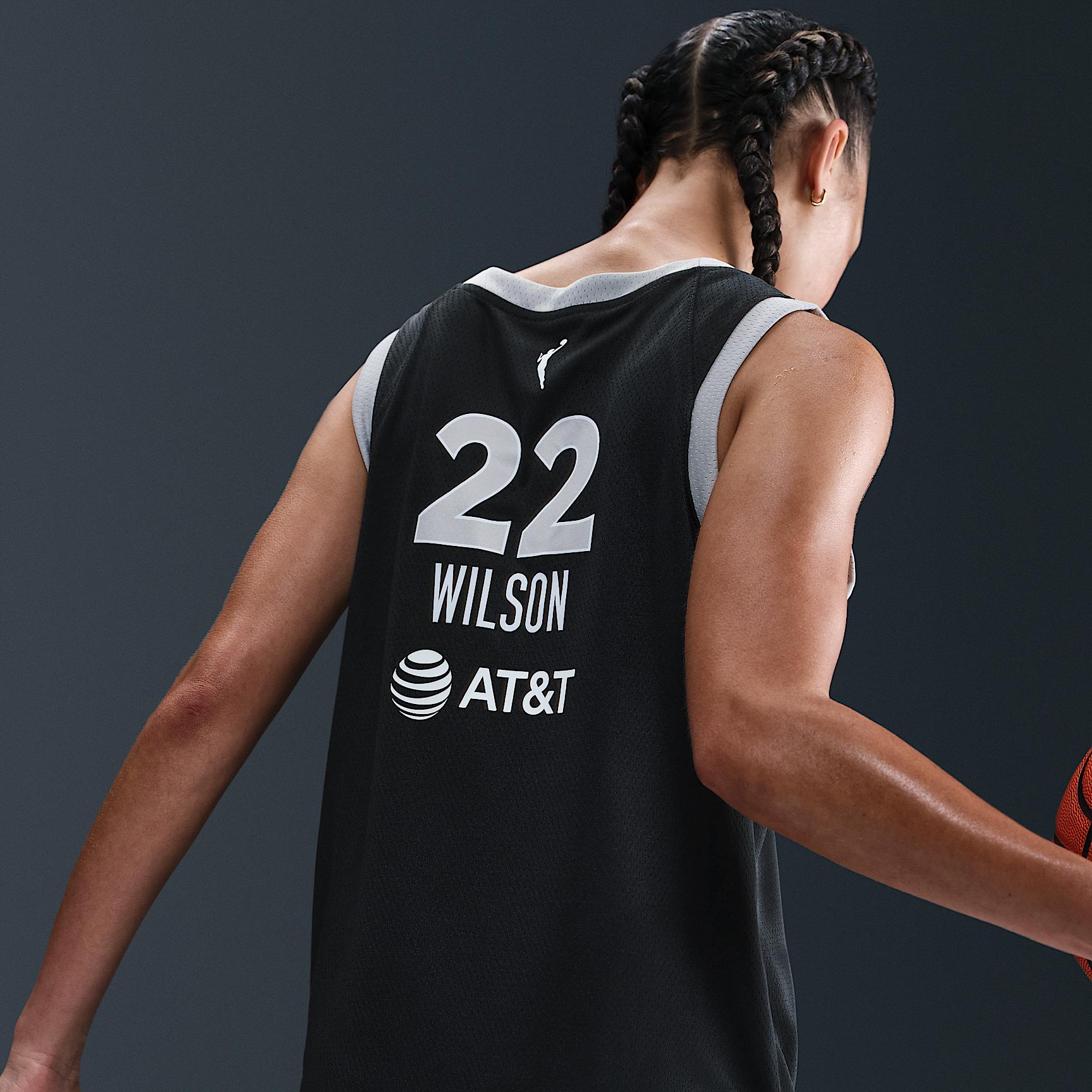 Aja Wilson Las Vegas Aces Nike Womens Dri-FIT WNBA Victory Jersey | HF0996-010 Product Image