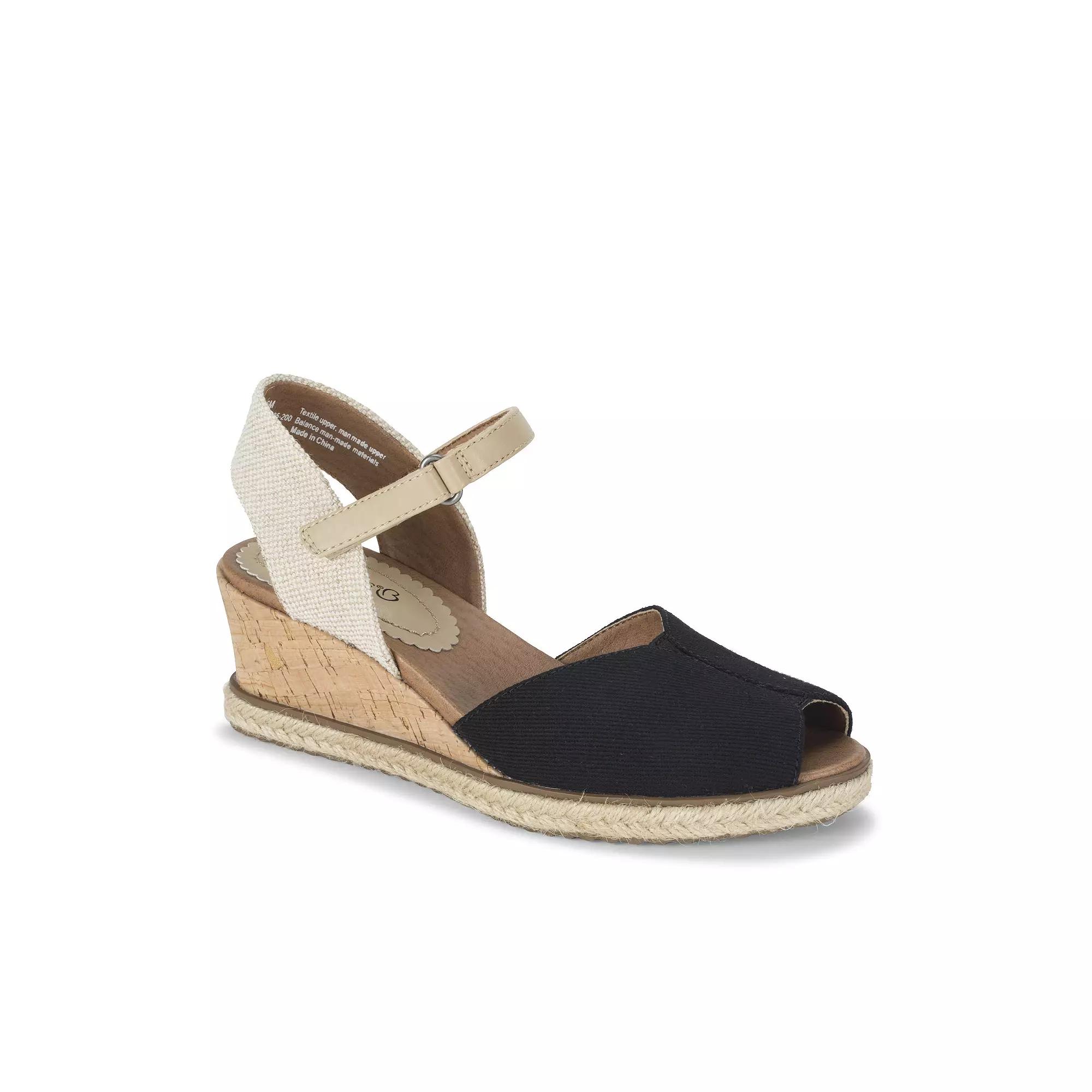 Baretraps Odetta Women's Espadrille Wedge Sandals, Size: 9.5, Black Light Blue Product Image