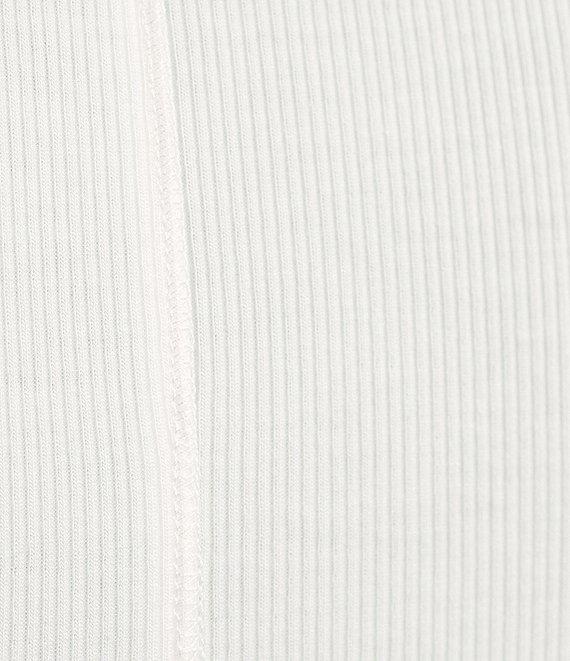 A Loves A Ribbed Knit Scoop Neck Sleeveless Tank Product Image