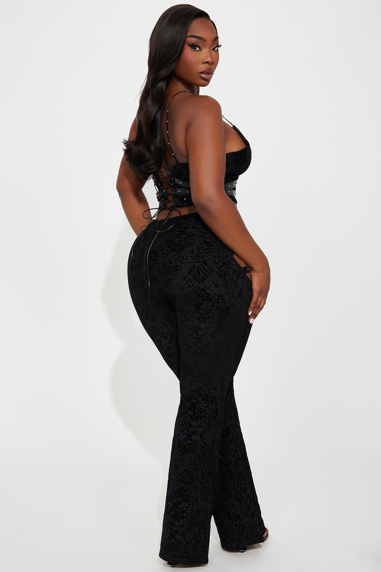 Don't Call Me Pant Set - Black Product Image