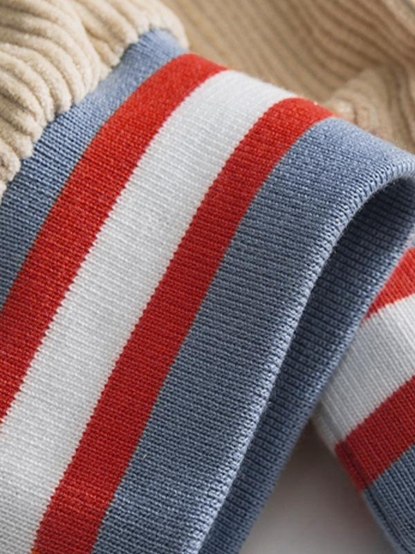 Men's Corduroy Badge Patched Jacket Product Image