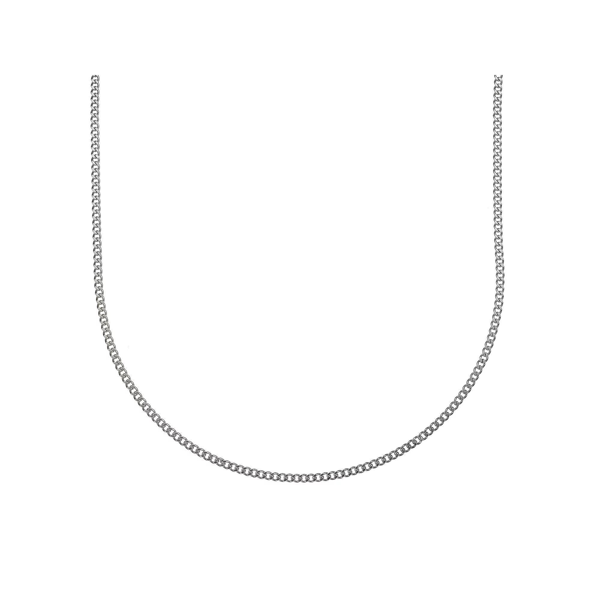 Mens LYNX Stainless Steel Curb Chain Necklace Product Image