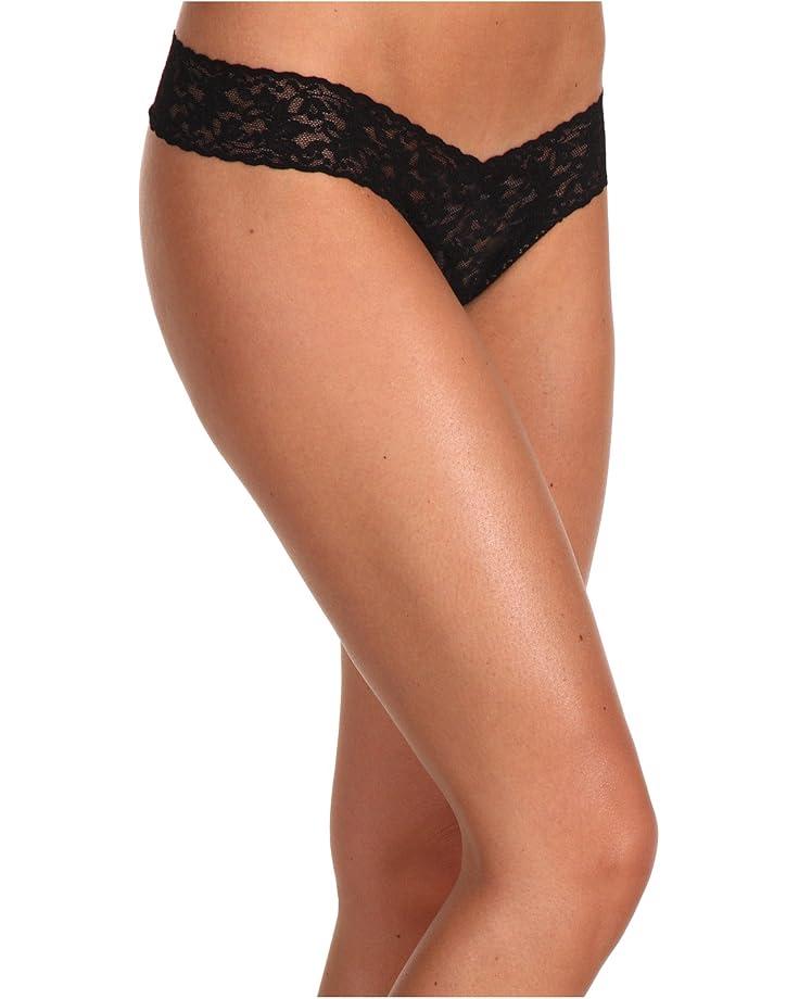 Signature Lace Printed Original Rise Thong Product Image