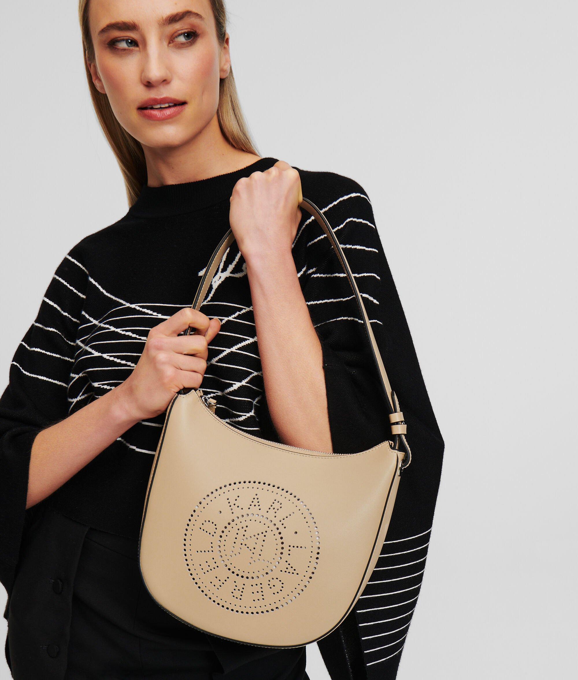 K/CIRCLE PERFORATED MOON SHOULDER BAG Product Image