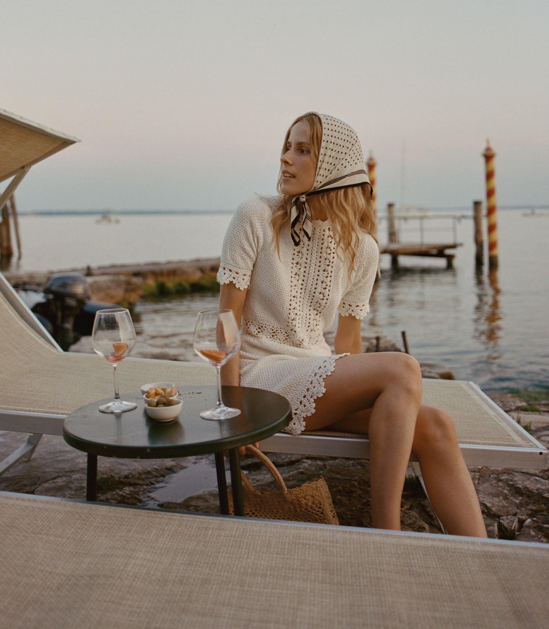 BATHILDE DRESS -- PEARL Product Image