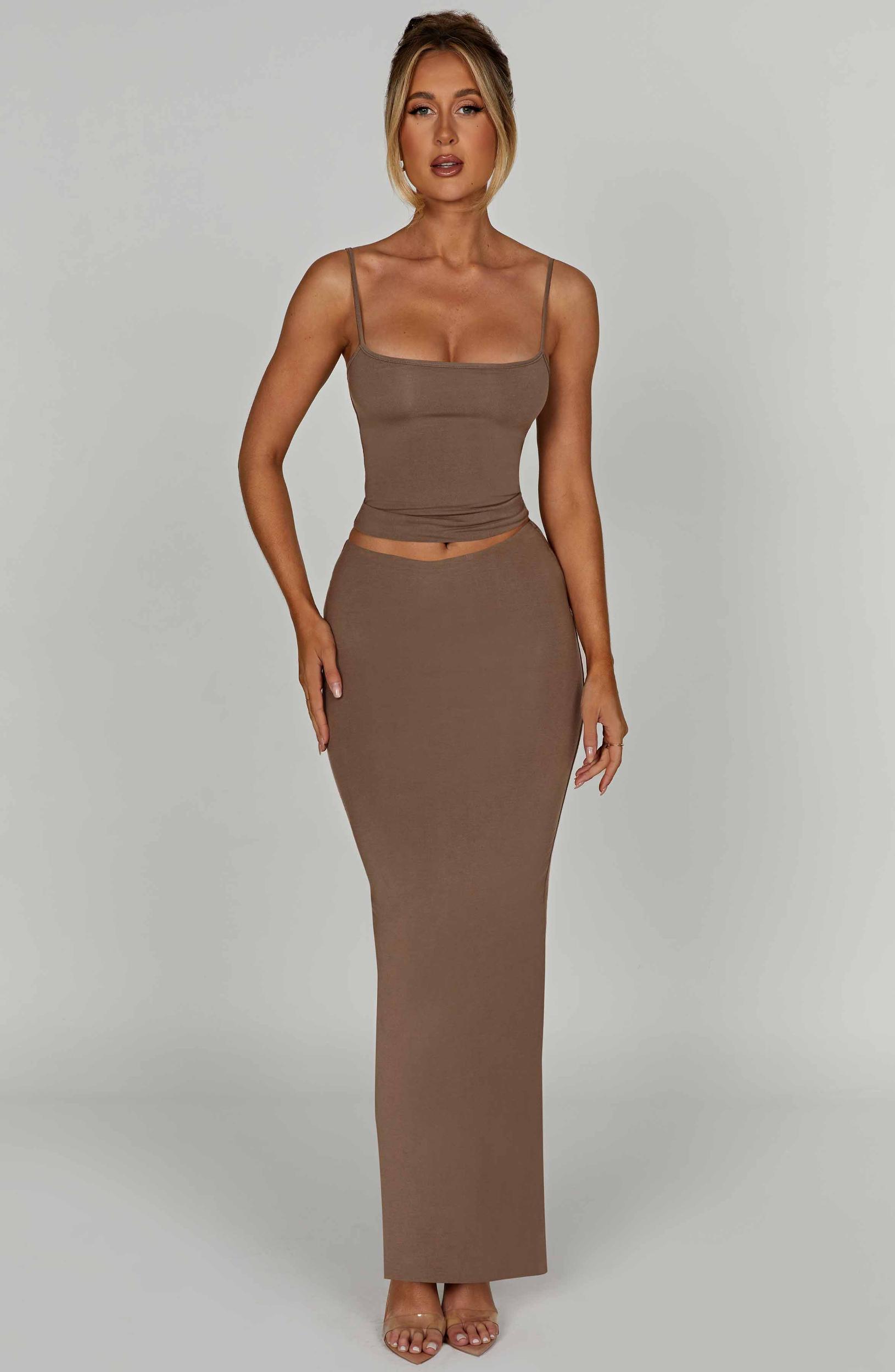 Yazmin Maxi Skirt - Mocha Product Image