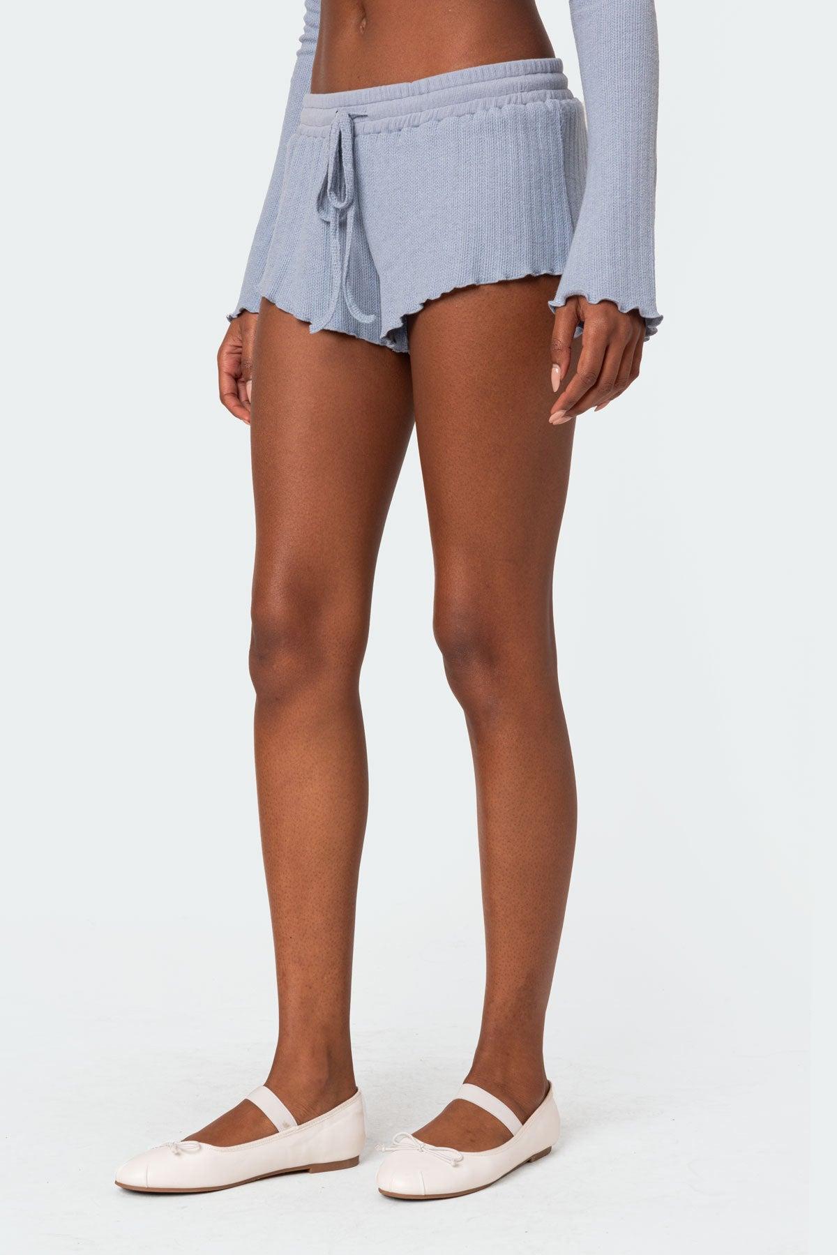 Stay Cozy Ribbed Shorts Product Image