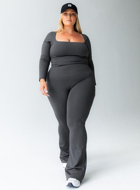 Integrity Activewear Yoga Pants Grey Curve Product Image