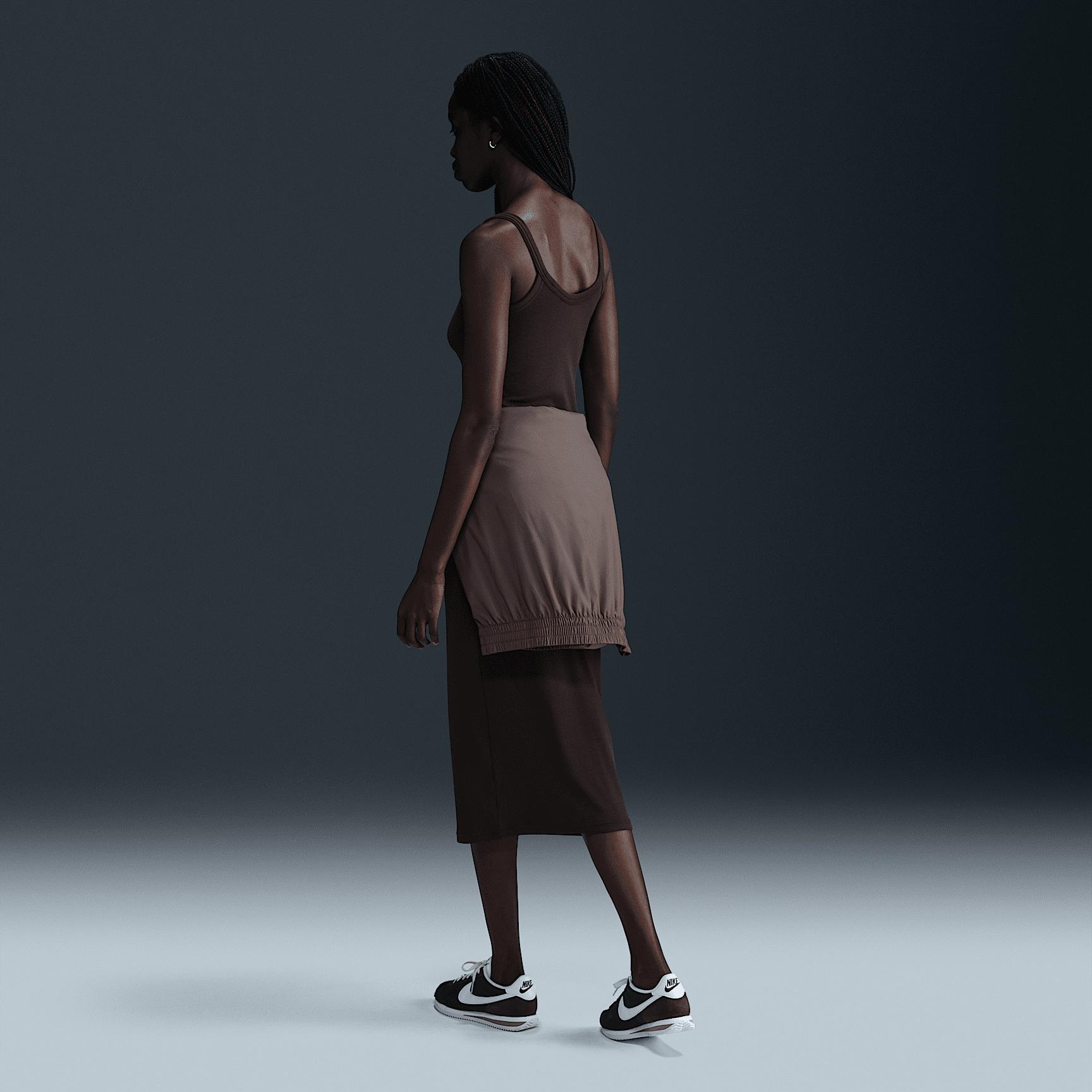 Womens Nike Sportswear Chill Knit Mini-Rib Tank Top Dress Product Image