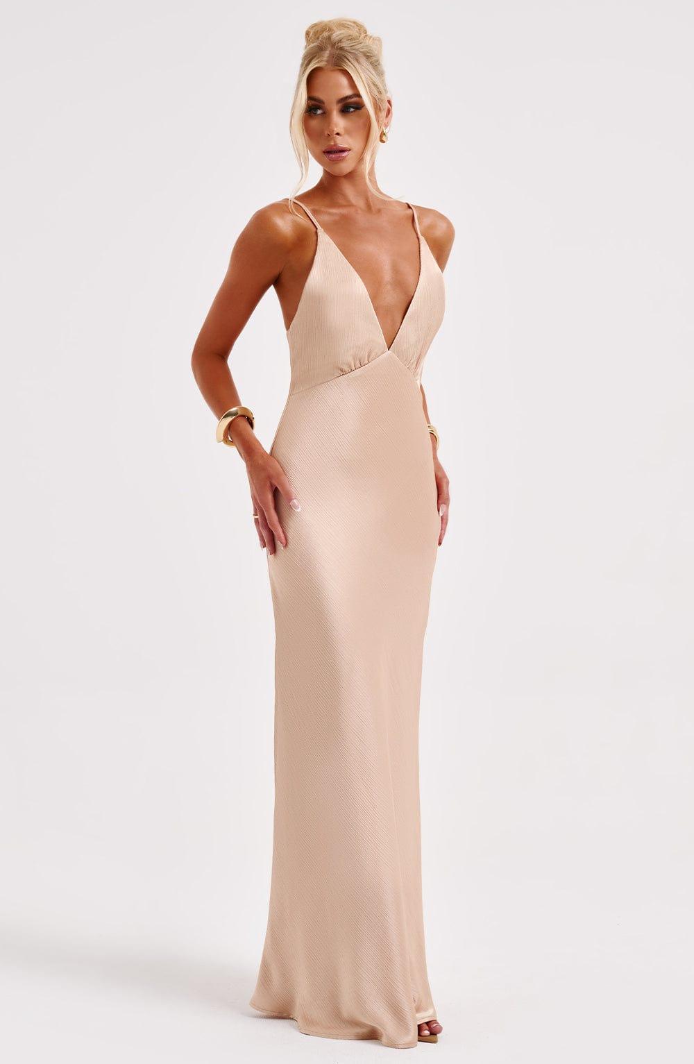 Anja Maxi Dress - Champagne Product Image