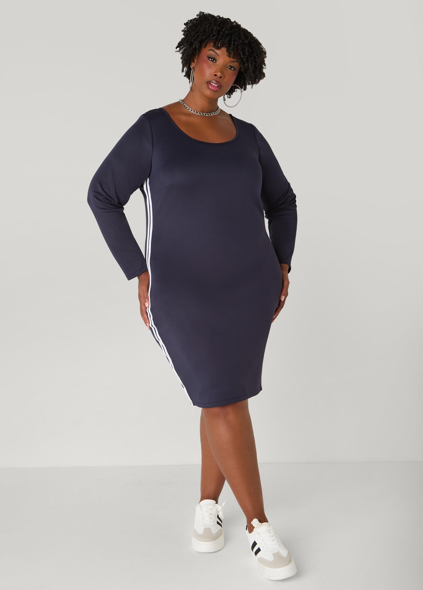 Striped Bodycon Dress Product Image