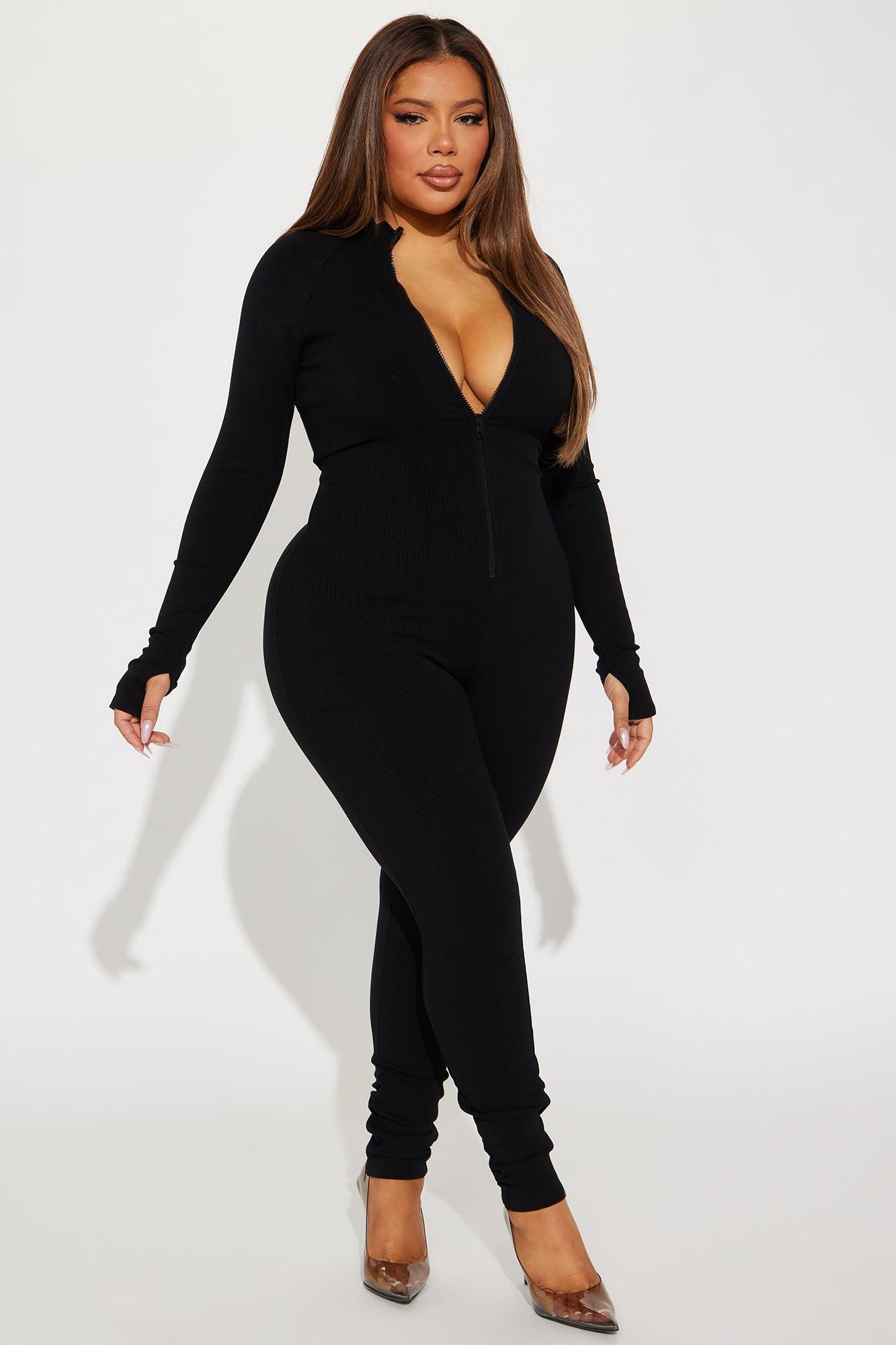 Juliet Snatched Jumpsuit - Black Product Image