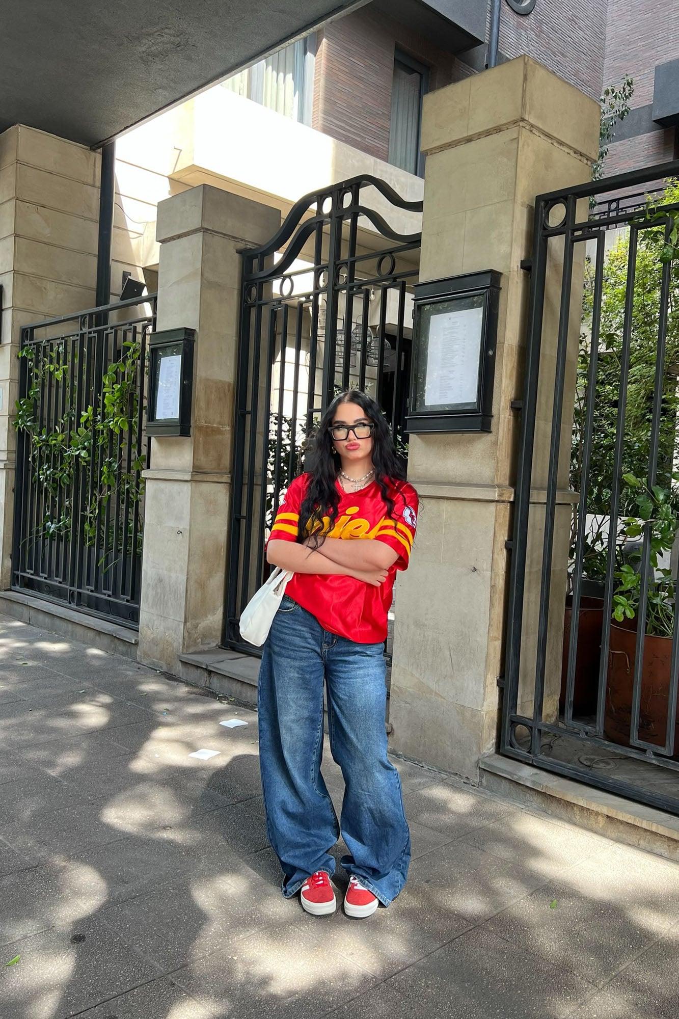 Chelsea Drop Waist Baggy Jeans - Medium Wash Product Image