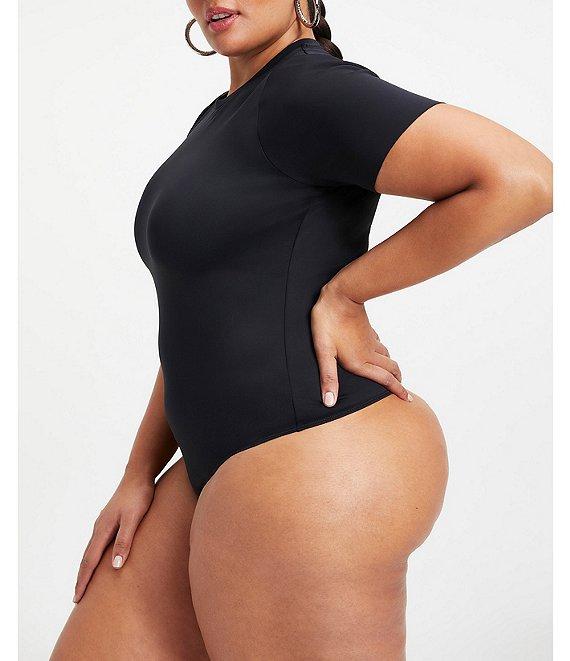 Good American Plus Size Sculpting Crewneck Short Sleeve Tee Bodysuit Product Image
