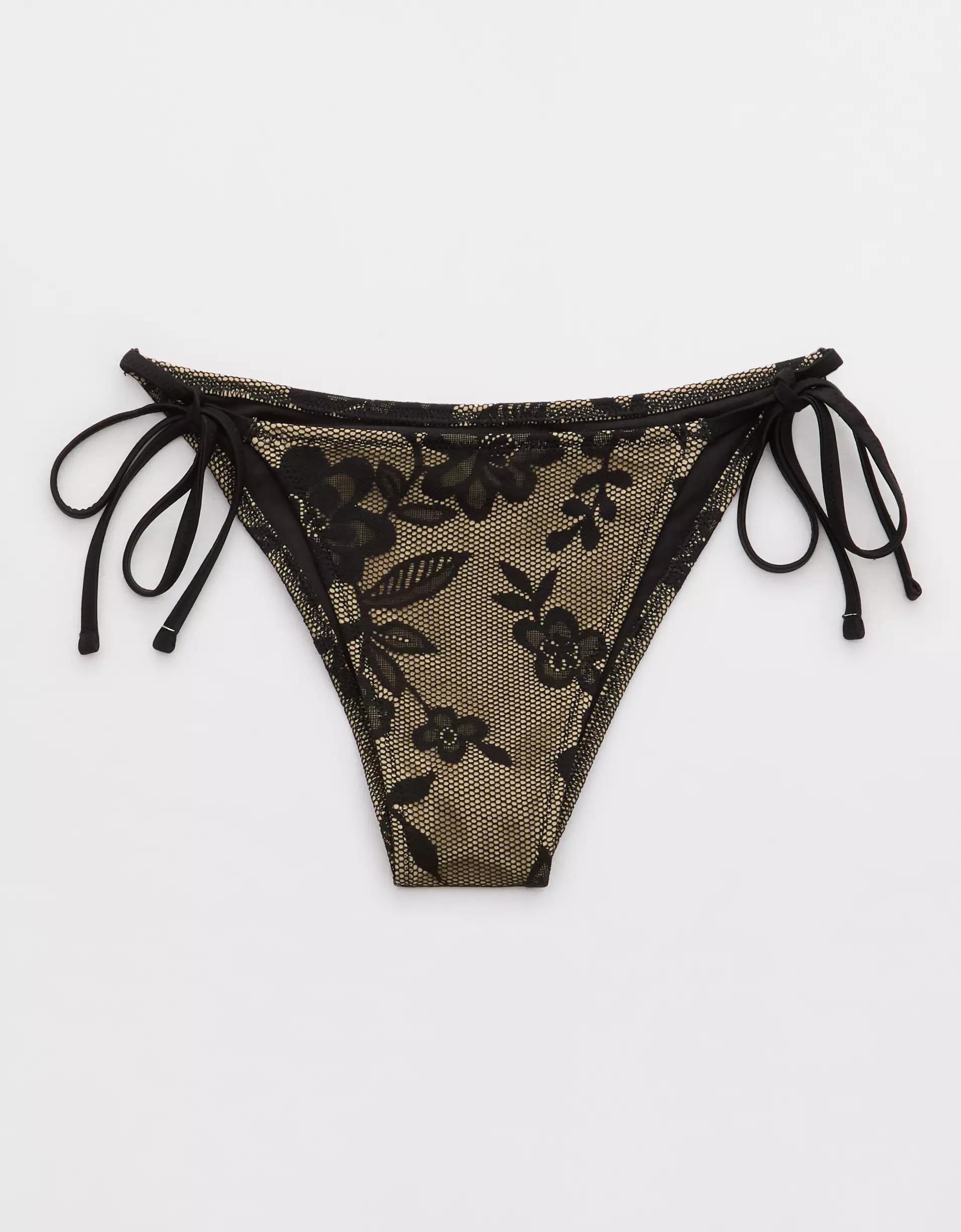 Aerie The Sunbun Lace Bikini Bottom Product Image