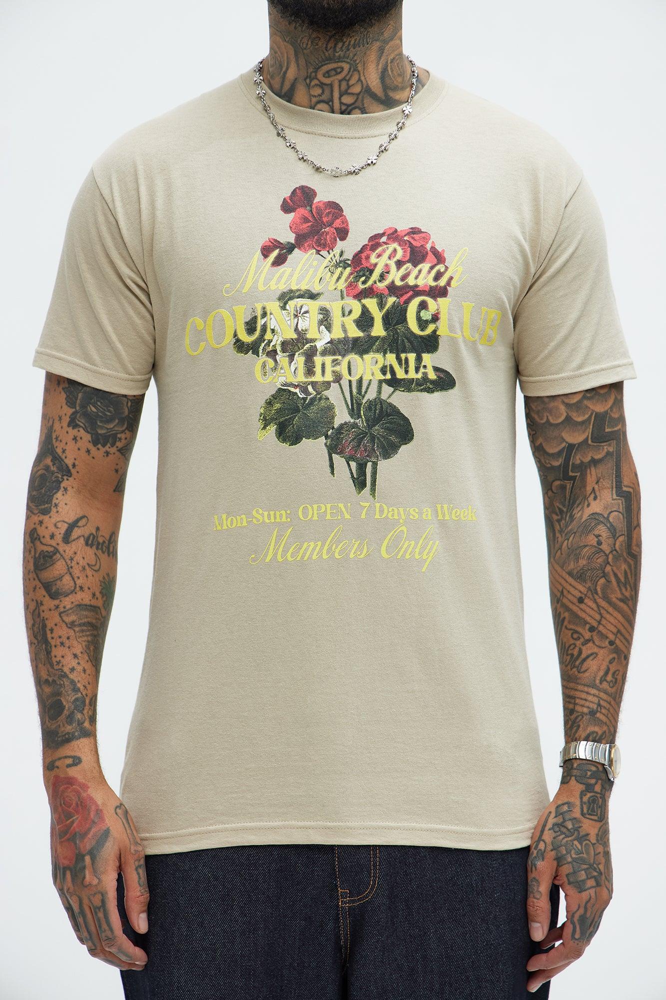 Malibu Beach Country Club Short Sleeve Tee - Sand Product Image