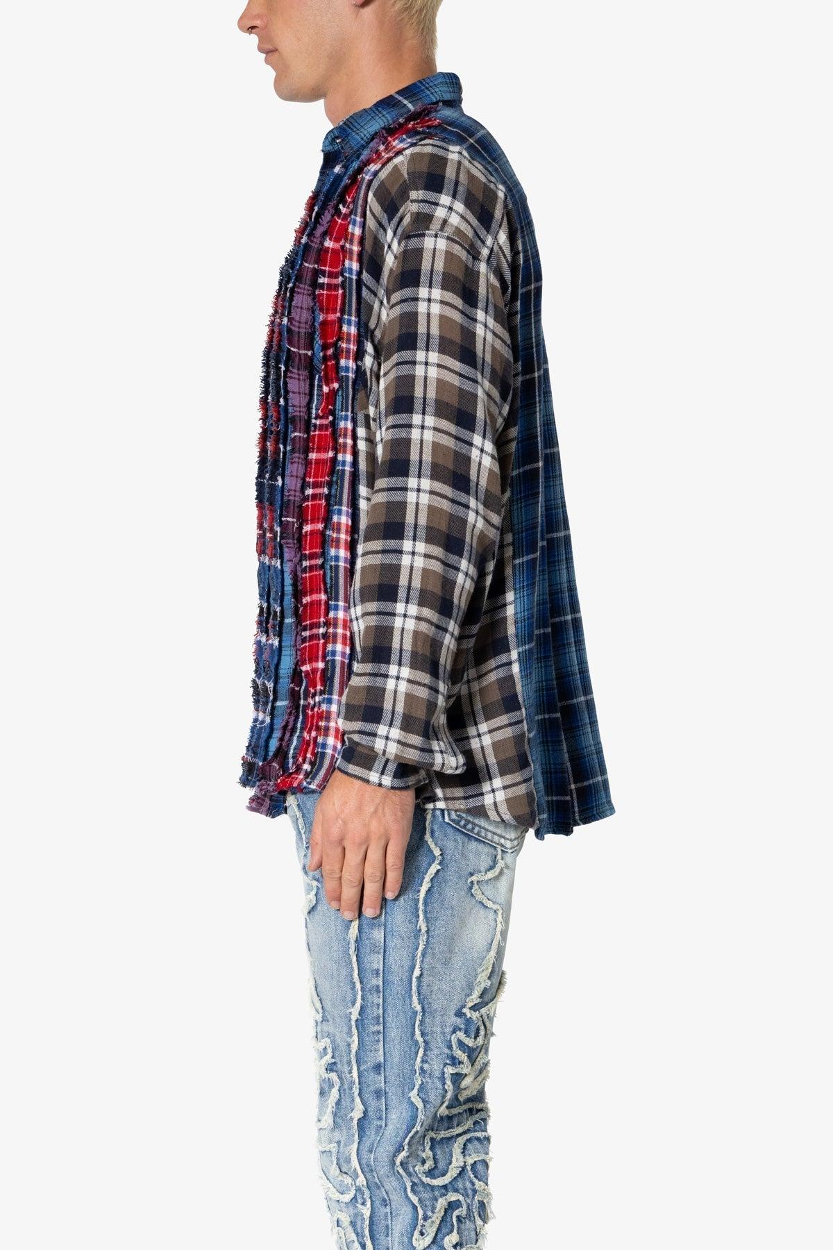 Tuxedo Vintage Flannel Shirt - Multi Product Image
