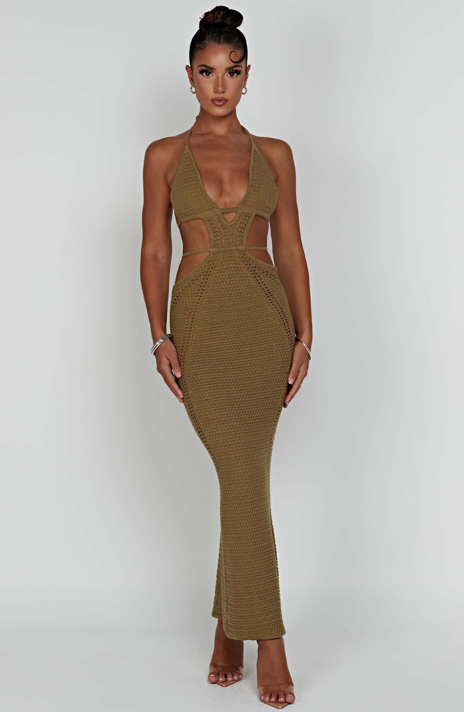 Arabella Maxi Dress - Khaki Product Image