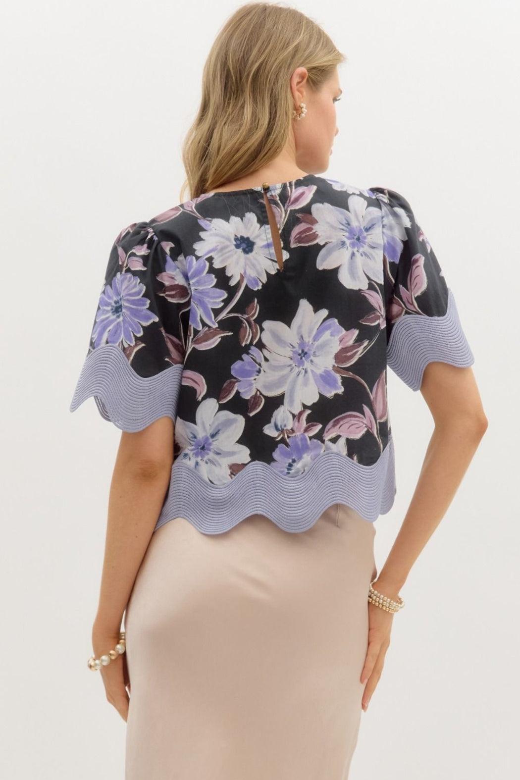 Moon Bloom Blouse Product Image