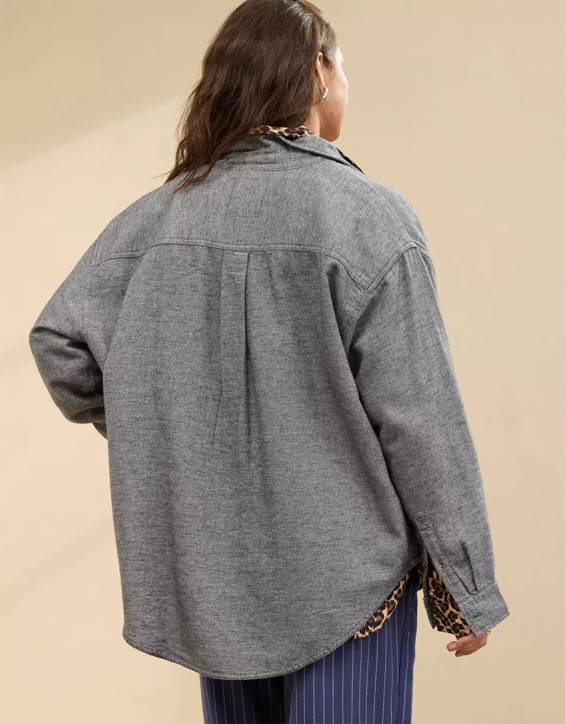 Aerie Anytime Fave Twill Shirt Product Image