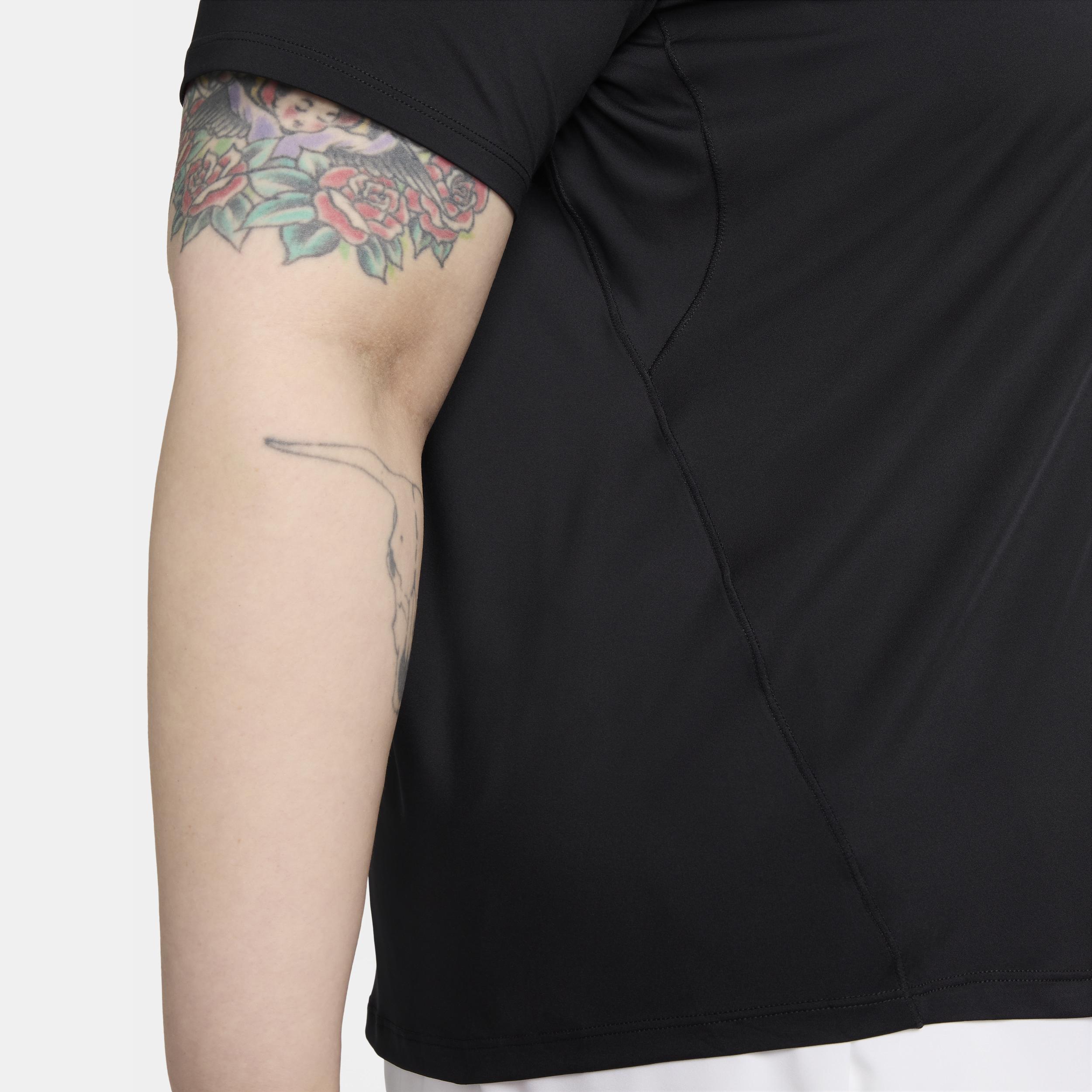 Nike Womens One Classic Dri-FIT Short-Sleeve Top (Plus Size) | FN2800-010 Product Image