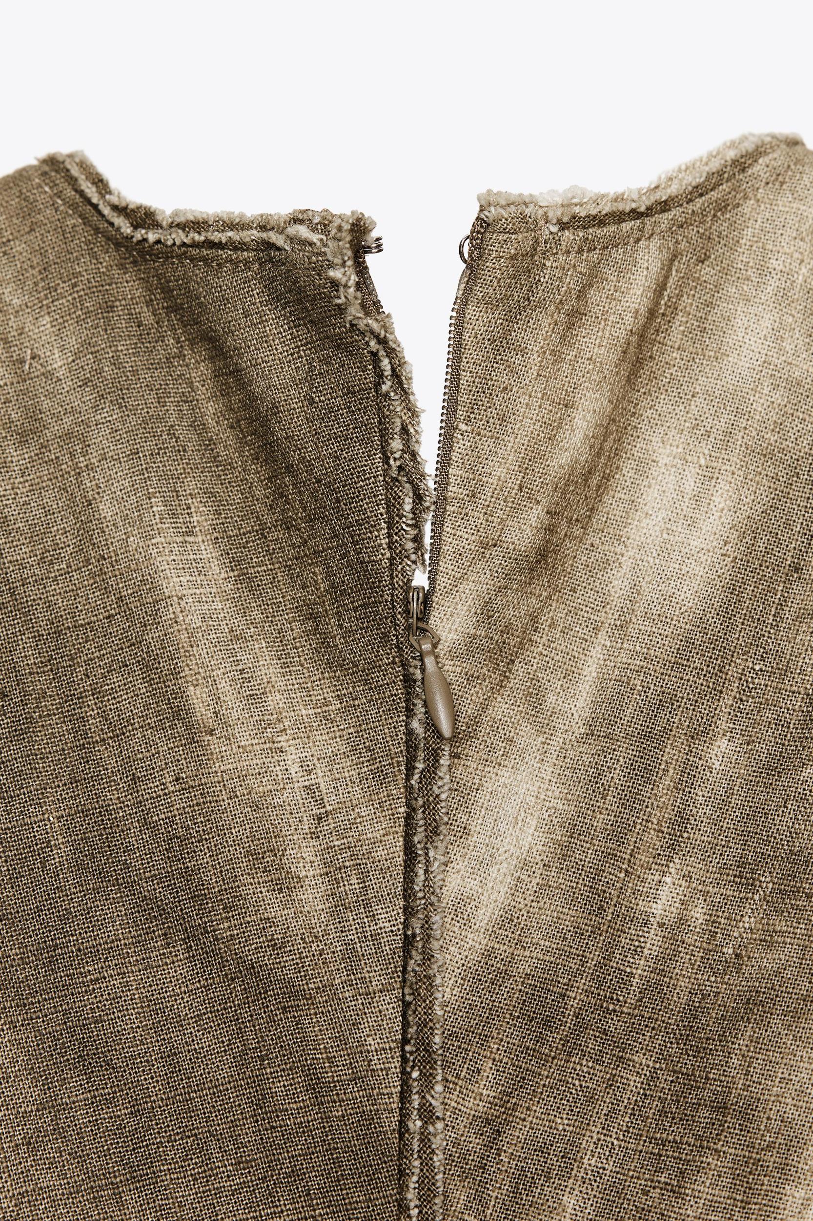 ZW COLLECTION RAMIE BLEND TIE-DYE DRESS Product Image