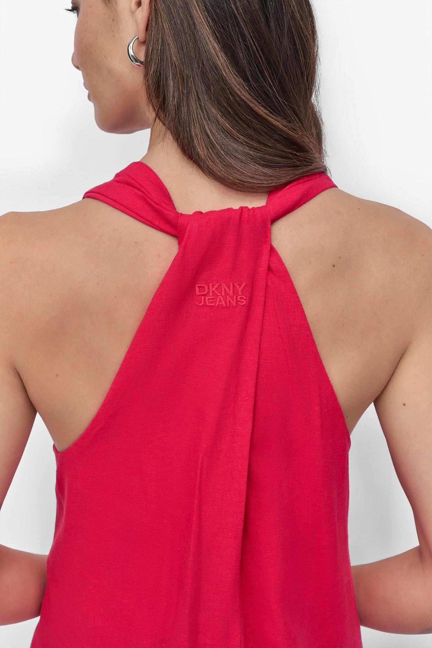 TWIST RACERBACK MIDI SWING DRESS Product Image