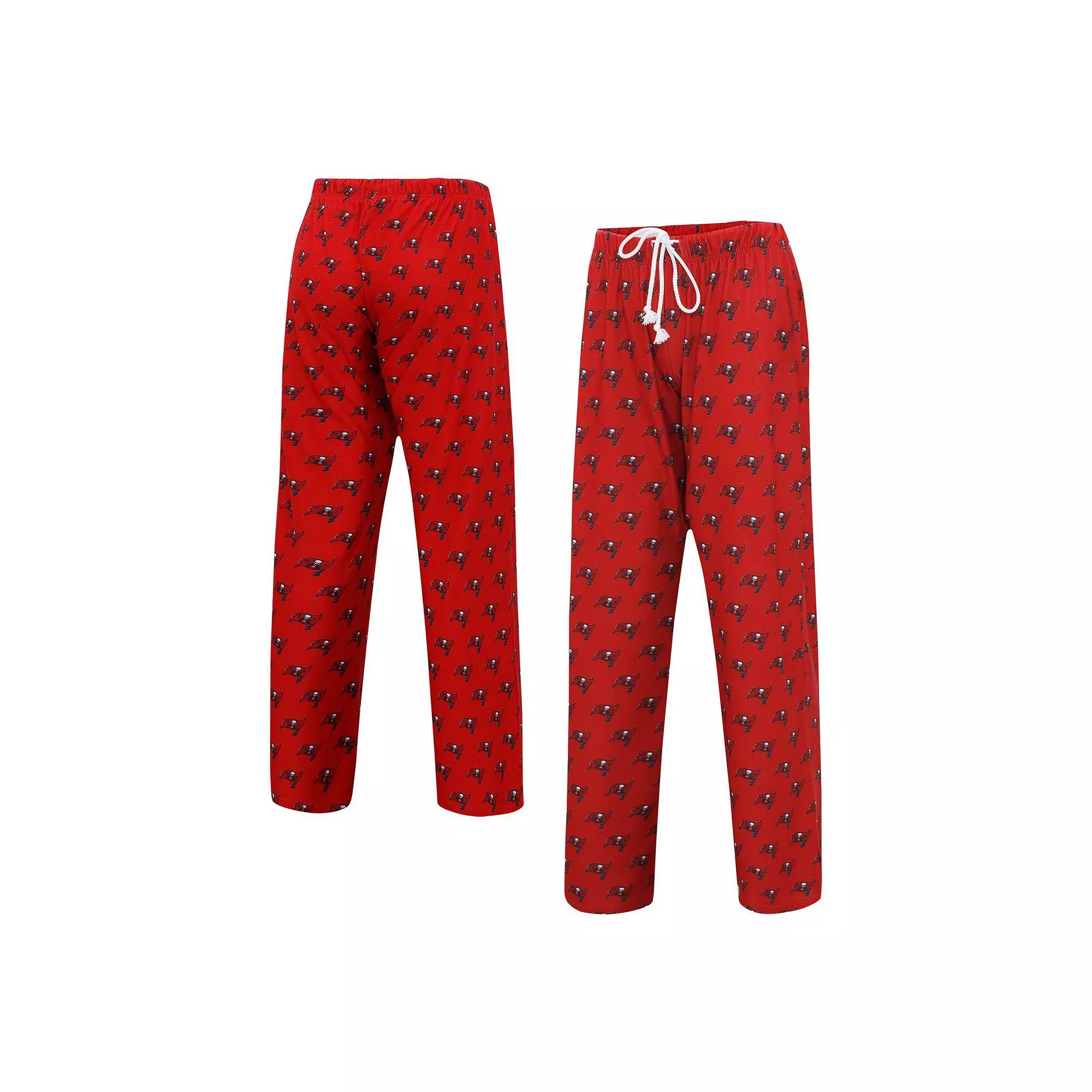 Women's Concepts Sport Red Tampa Bay Buccaneers Gauge Allover Print Sleep Pants,  Product Image
