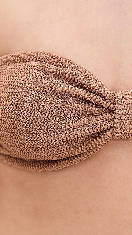 Hunza G Jean Bikini Top | Shopbop Product Image