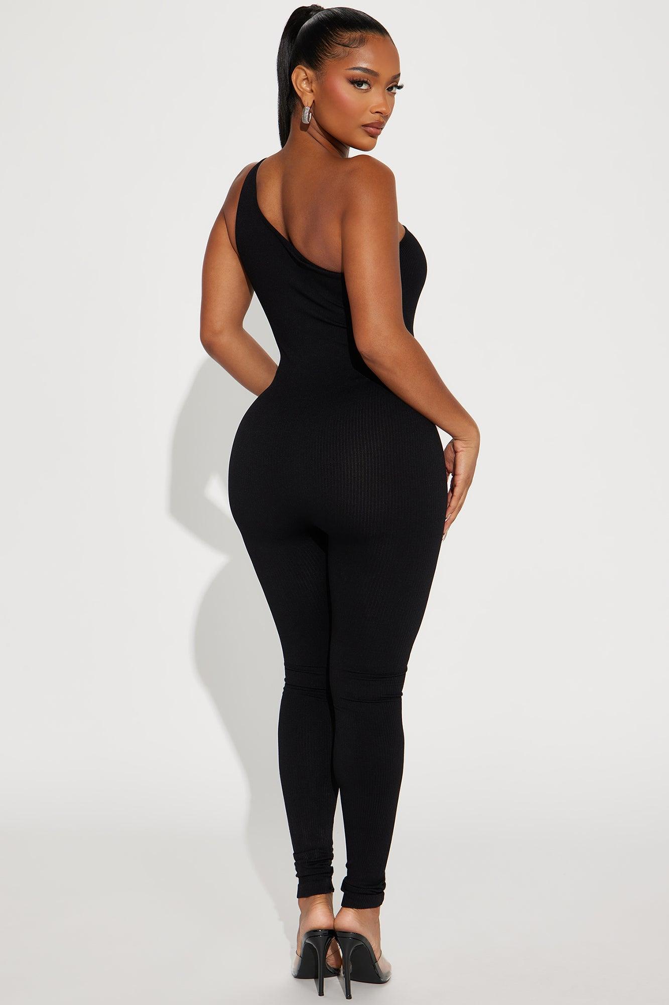 Sienna Seamless Jumpsuit - Black Product Image