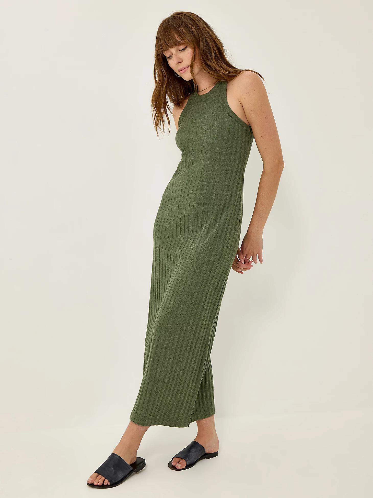 Women's High Neck Midi Tank Dress | Women's Skirts & Dresses | Lee® Product Image