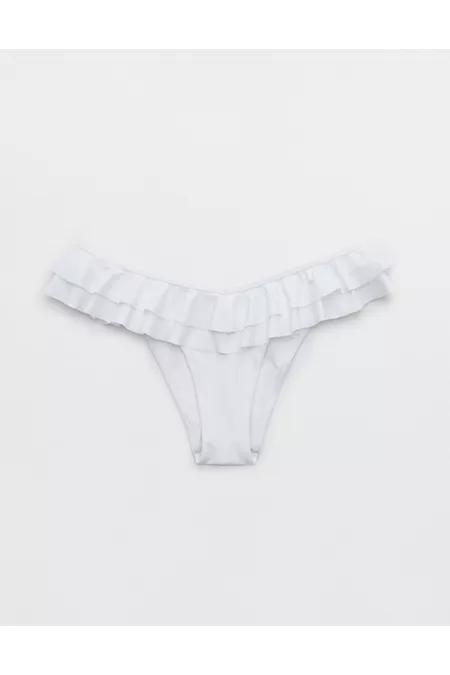 Aerie Ruffle Cheeky Bikini Bottom Women's Product Image
