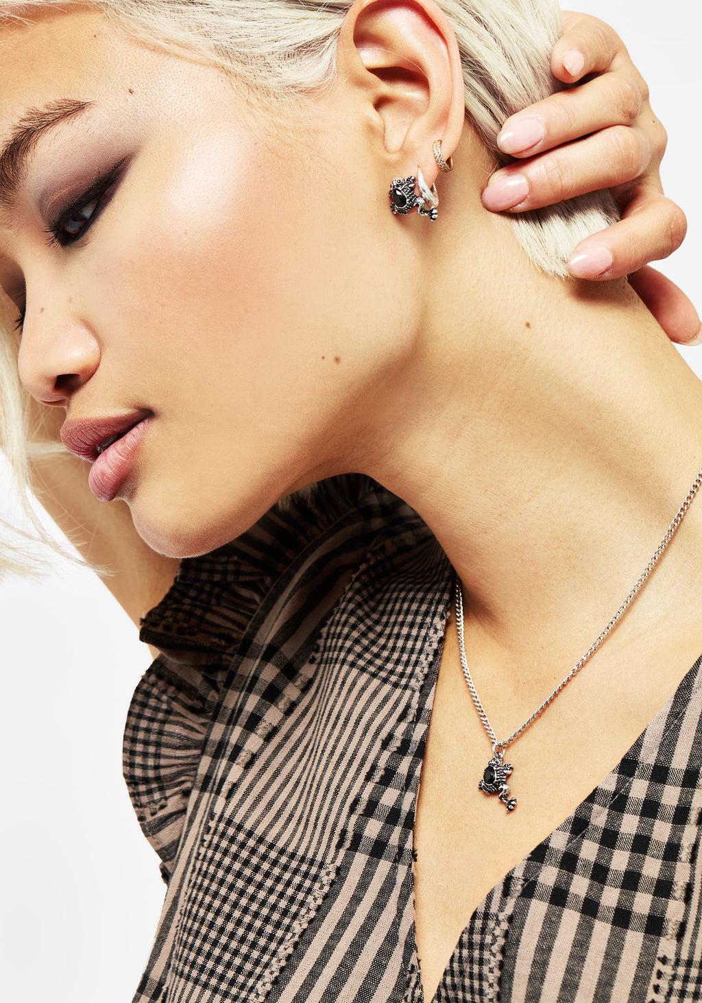 Bheki Frog Pendant Necklace Product Image