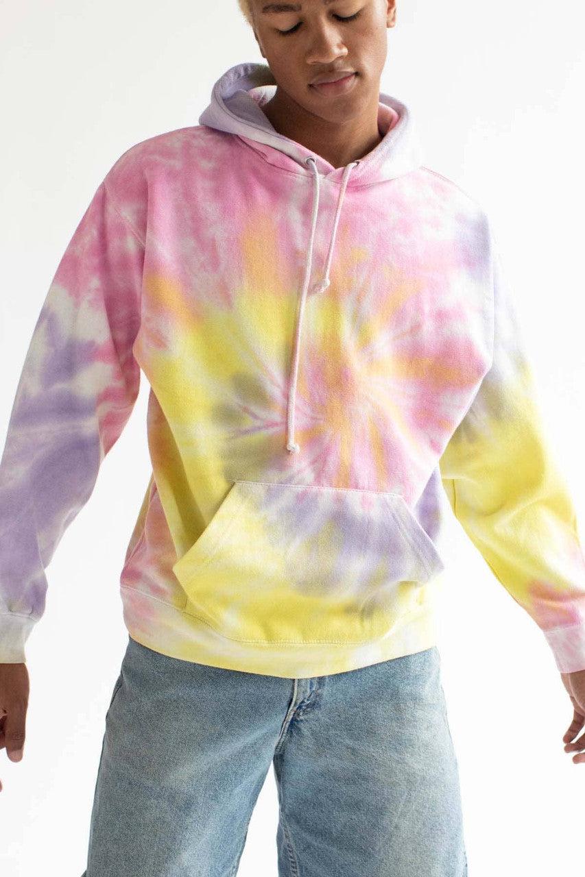 Pink Banana Tie Dye Hoodie Product Image