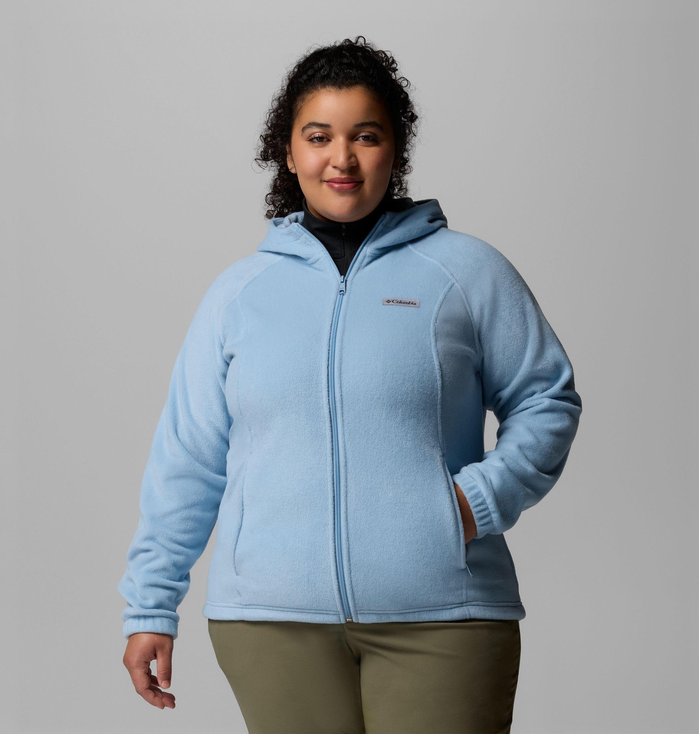 Columbia Womens Benton Springs Full Zip Fleece Hoodie - Plus Size- Product Image