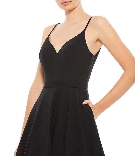 Ieena for Mac Duggal V-Neck Sleeveless A-Line Fully Lined Ball Gown Product Image