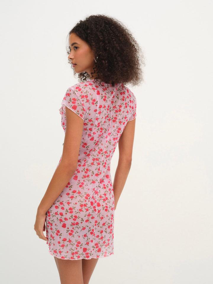 Lottie Slip Dress — Pink Product Image