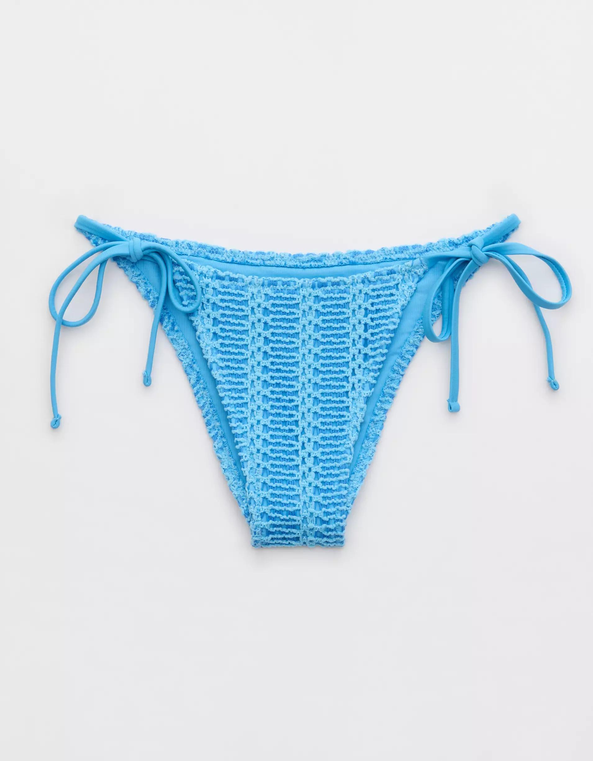 Aerie The Sunbun Cloudweave Crochet Bikini Bottom Product Image