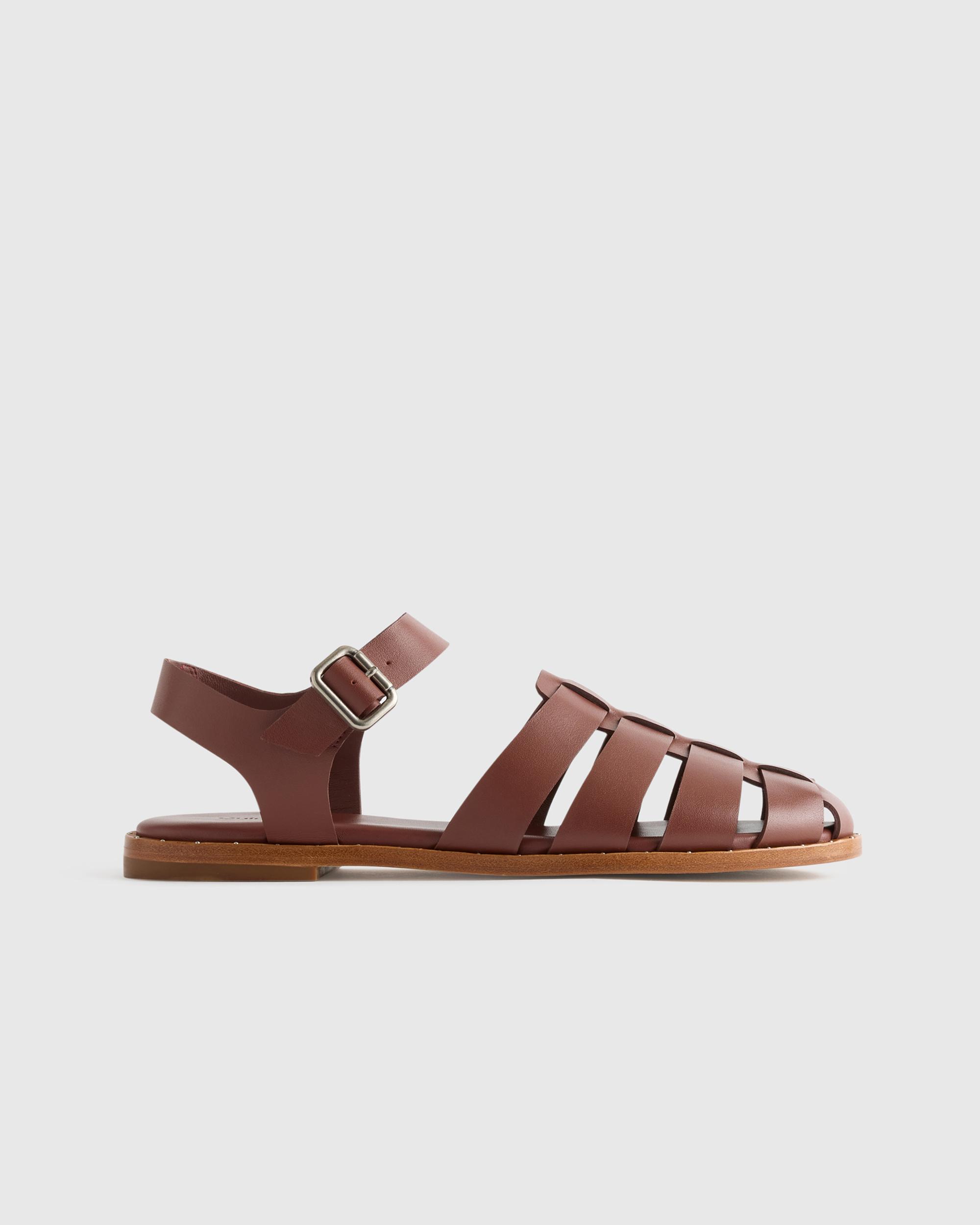 Quince | Women's Italian Leather Fisherman Sandal Product Image