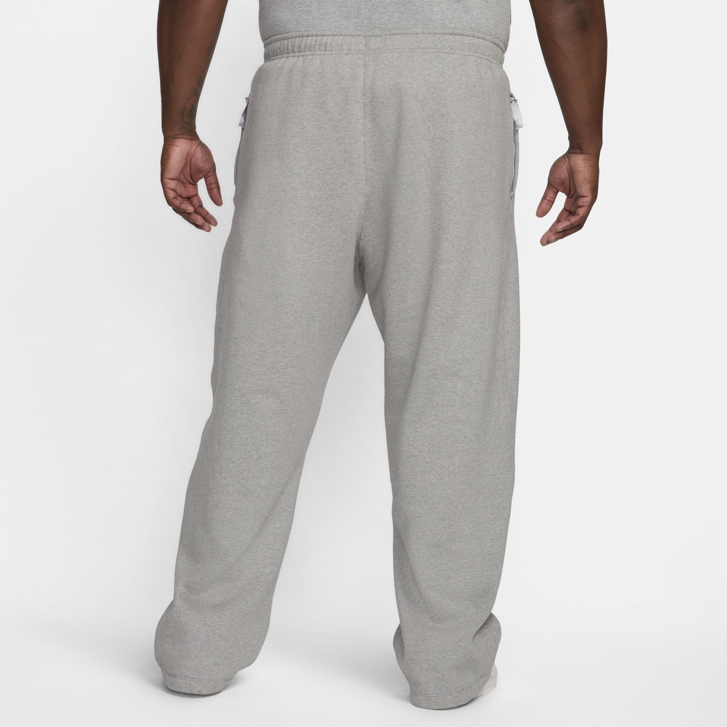 Nike Solo Swoosh Men's Open-Hem Fleece Pants Product Image