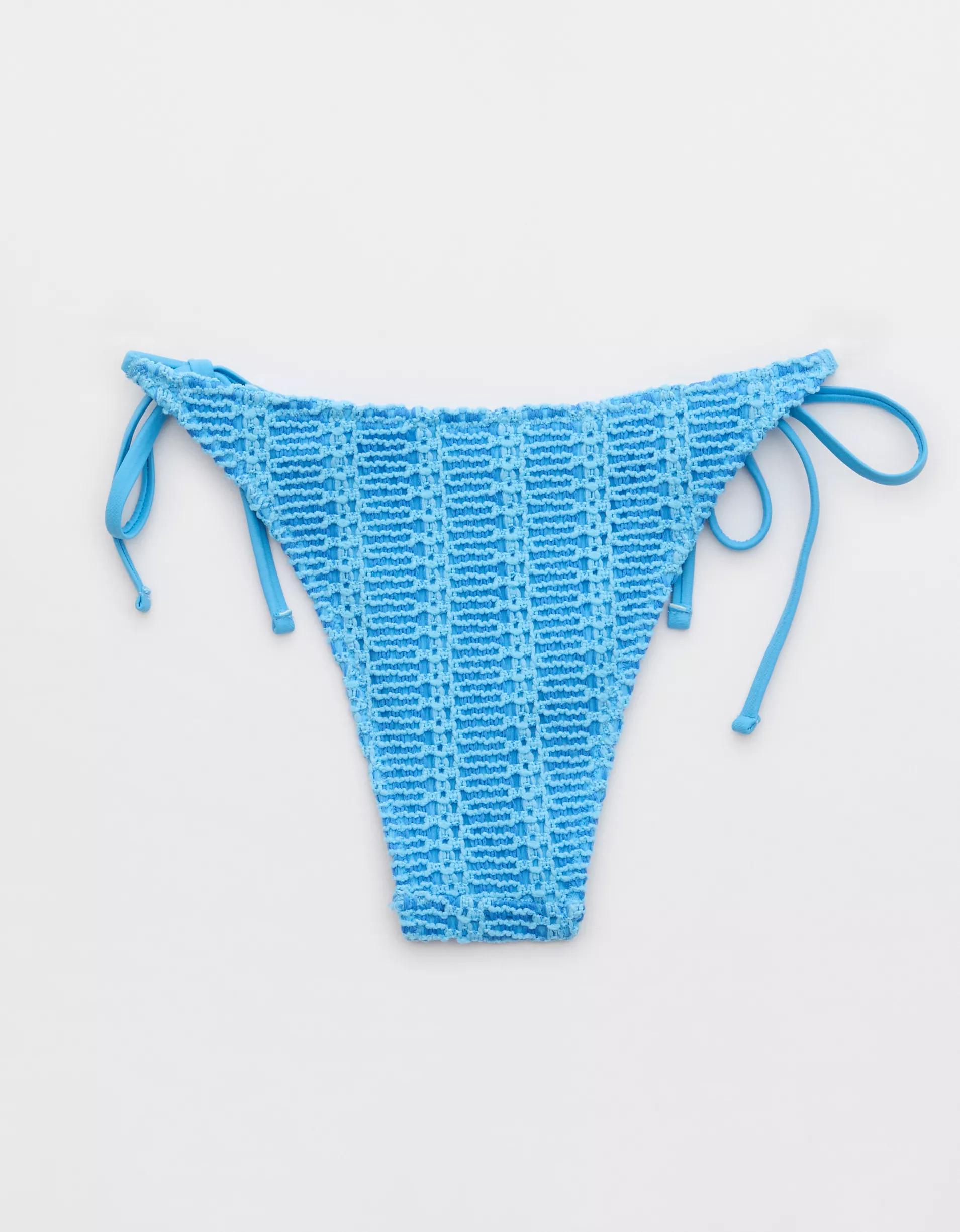 Aerie The Sunbun Cloudweave Crochet Bikini Bottom Product Image