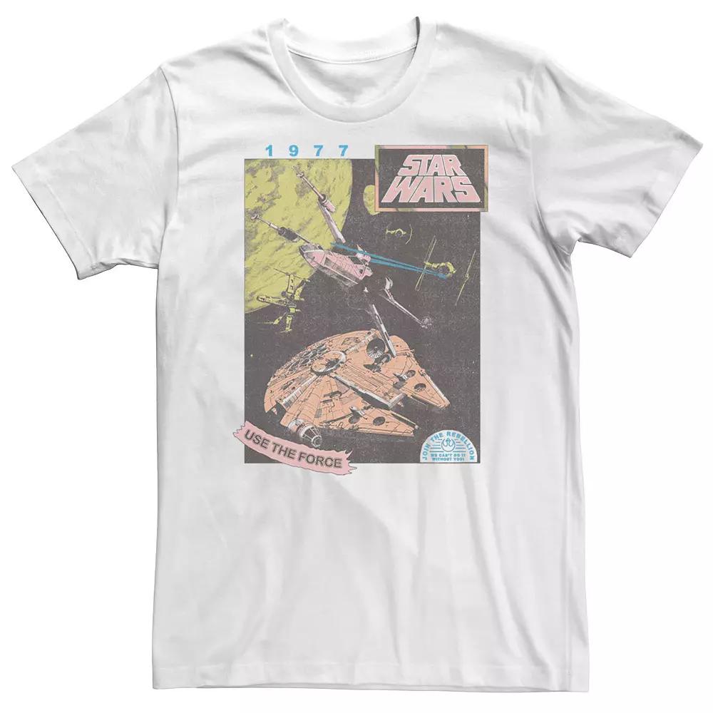 Big & Tall Star Wars Join The Rebellion Tee, Men's,  Product Image