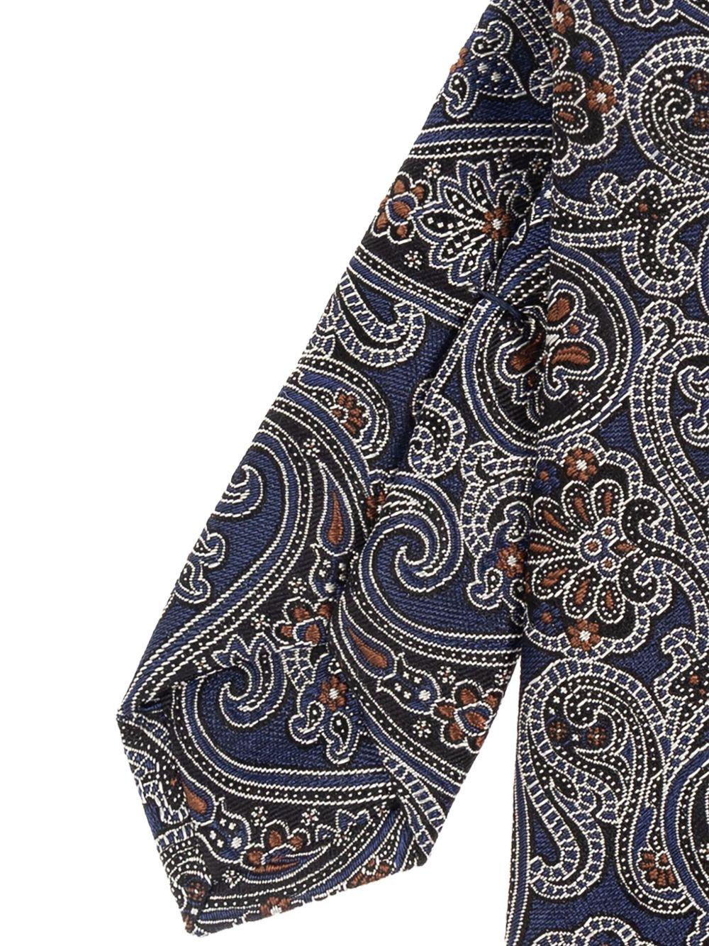 paisley-pattern silk tie Product Image