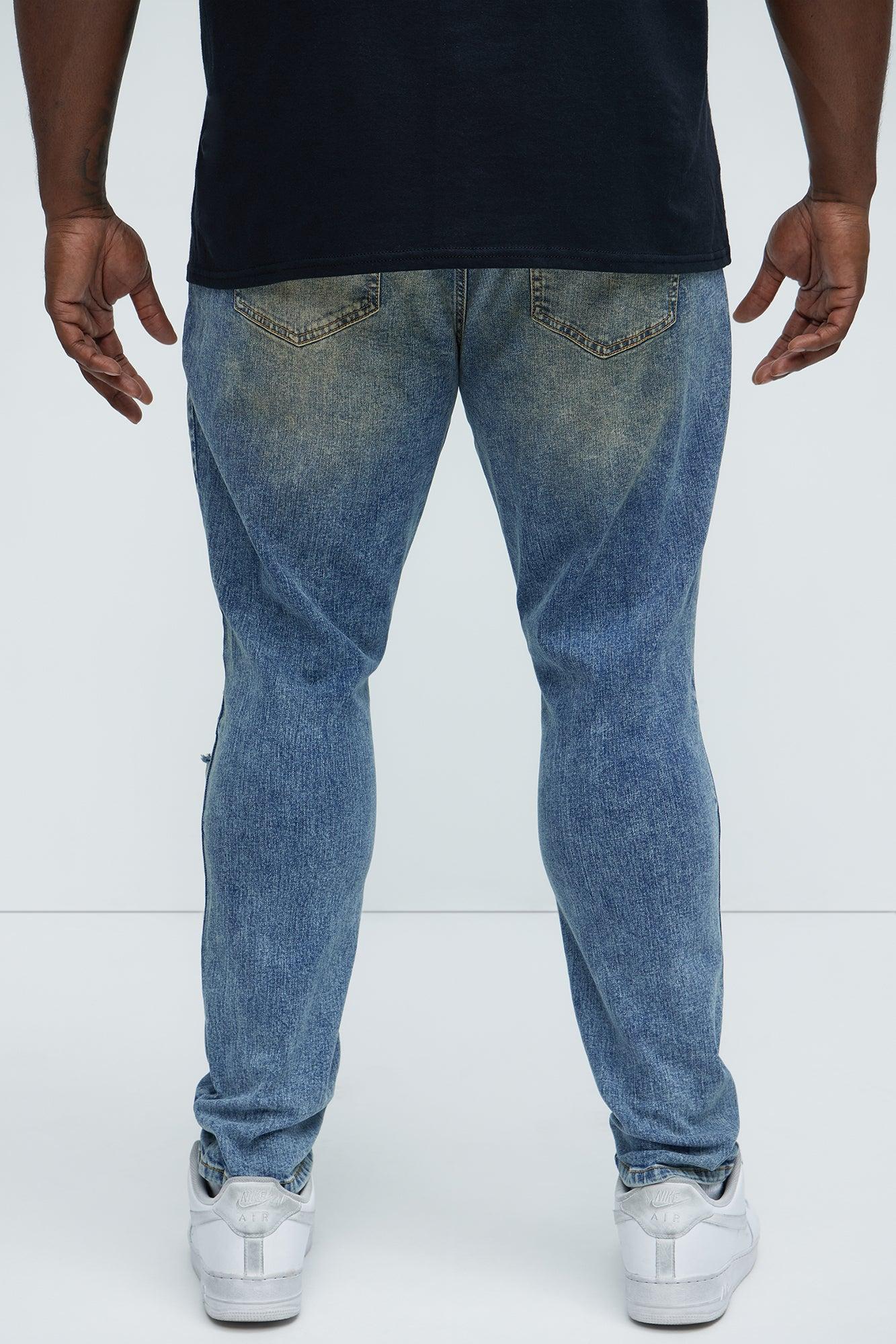 Rules Skinny Jeans - Vintage Blue Wash Product Image