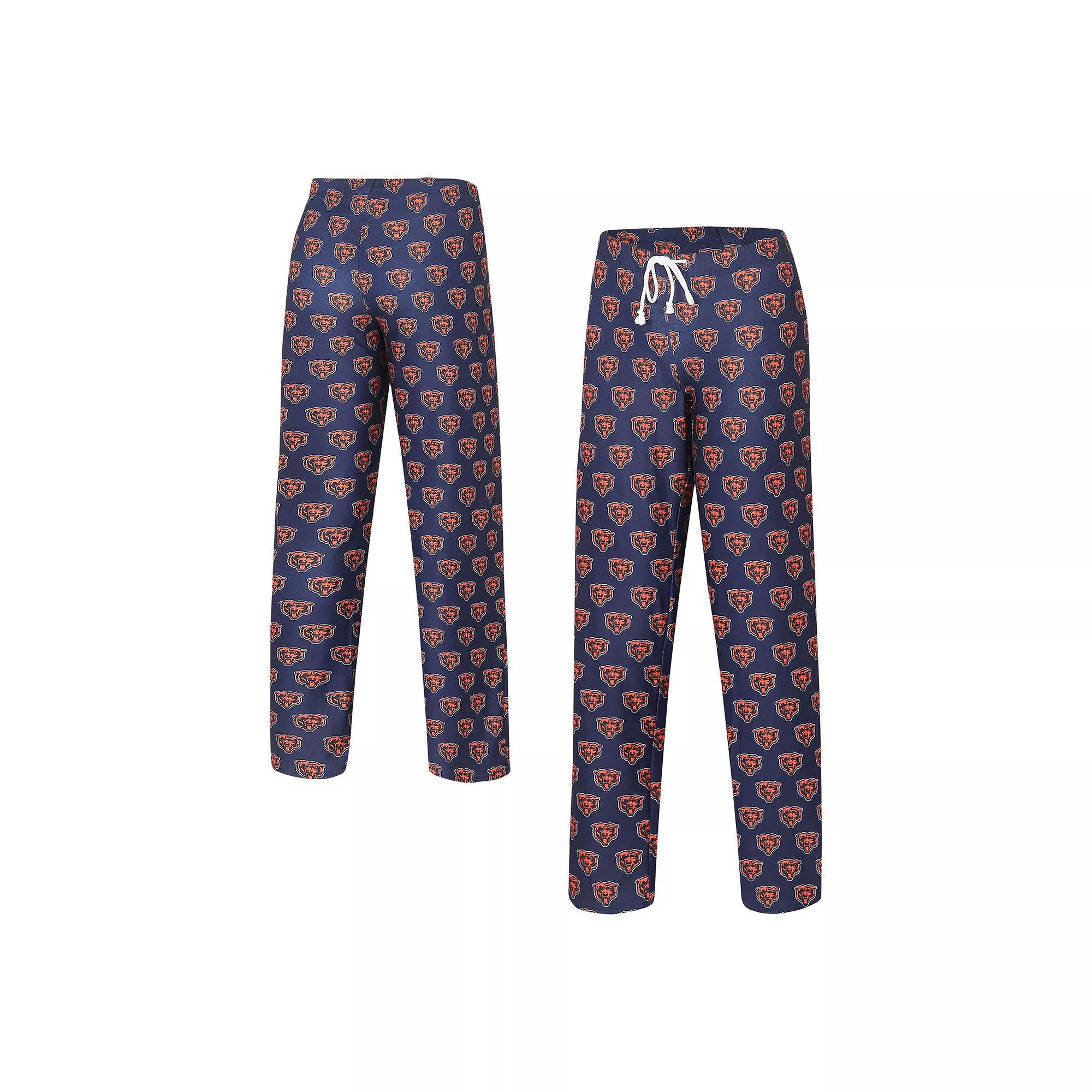 Women's Concepts Sport Navy Chicago Bears Gauge Allover Print Sleep Pants,  Product Image